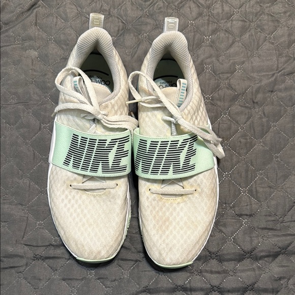 Nike Shoes - Nike White and Mint Green Sneakers